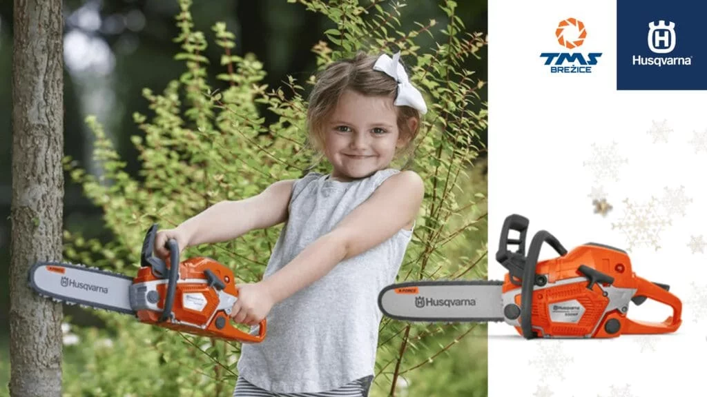 Otroška igrača Husqvarna: Motorna žaga 550XP