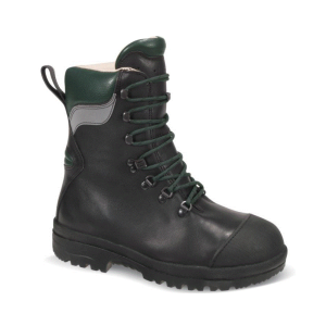 Usnjeni zaščitni gozdarski škornji Treemme 1114, protiurezni s kapico